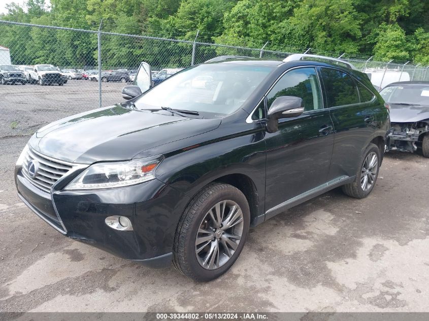 2013 Lexus Rx 450H VIN: JTJBC1BA0D2440383 Lot: 39344802