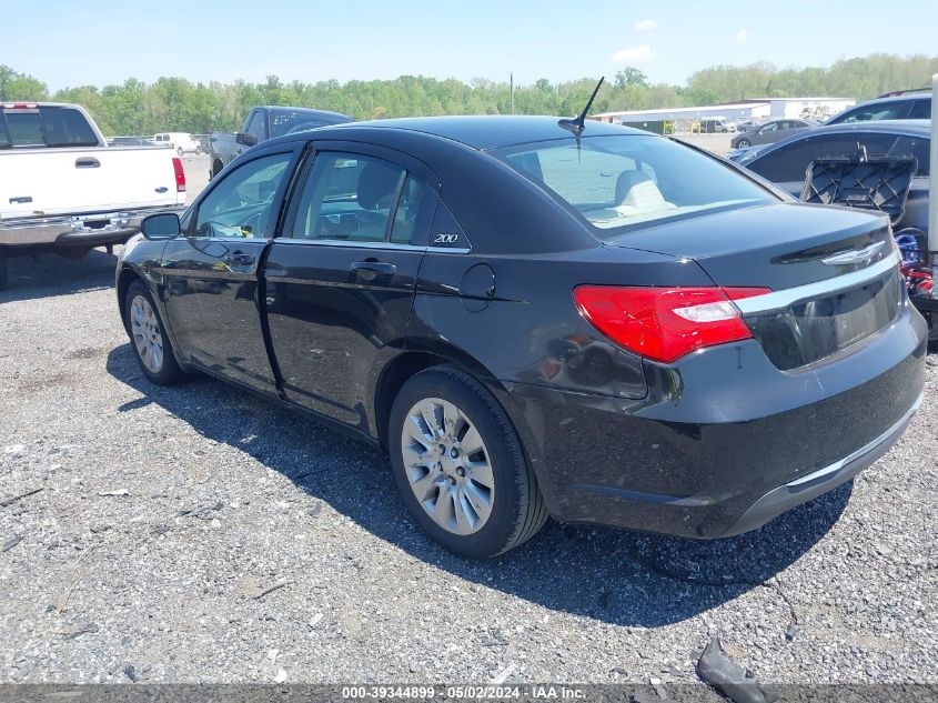 1C3CCBAB5EN121802 | 2014 CHRYSLER 200