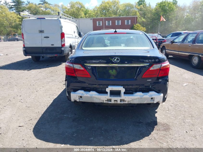 2011 Lexus Ls 460 VIN: JTHCL5EF4B5010601 Lot: 39344970