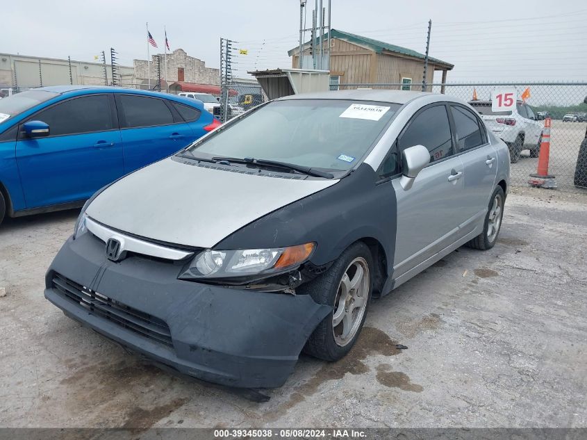 2007 Honda Civic Lx VIN: 2HGFA16577H307172 Lot: 39345038