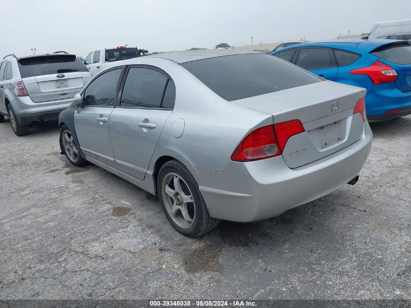 2007 Honda Civic Lx VIN: 2HGFA16577H307172 Lot: 39345038