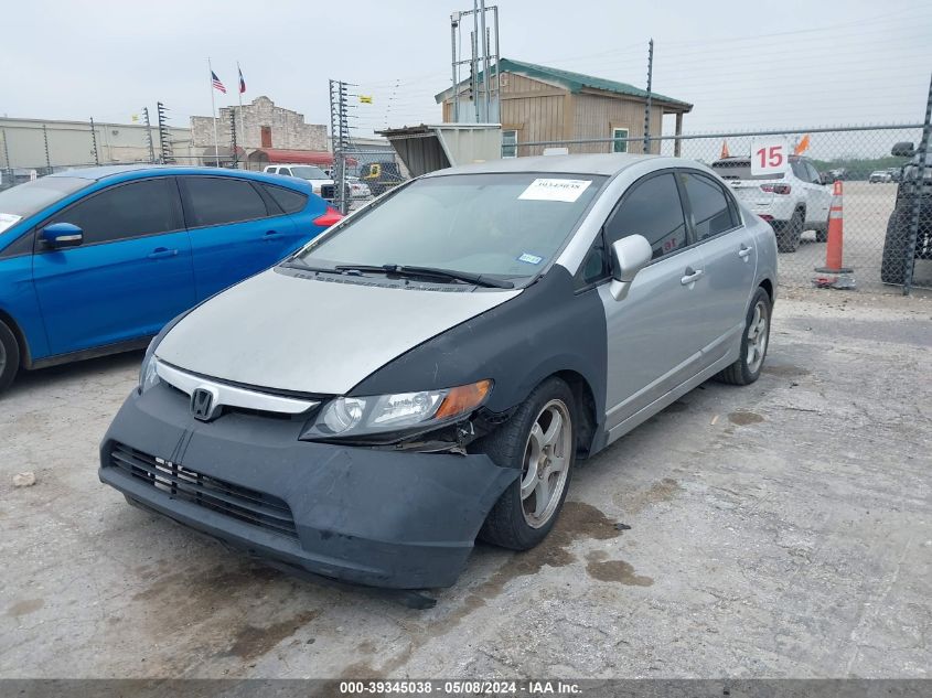 2007 Honda Civic Lx VIN: 2HGFA16577H307172 Lot: 39345038