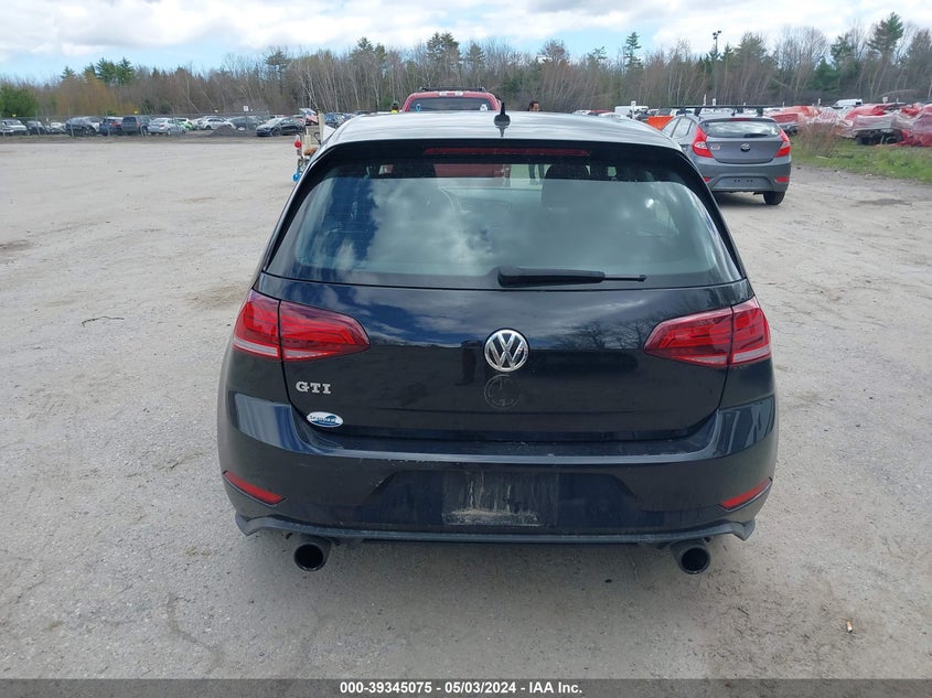 2018 VOLKSWAGEN GOLF GTI 2.0T AUTOBAHN/2.0T S/2.0T SE - 3VW547AU2JM287809