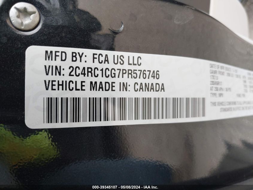 2023 CHRYSLER VOYAGER LX - 2C4RC1CG7PR576746