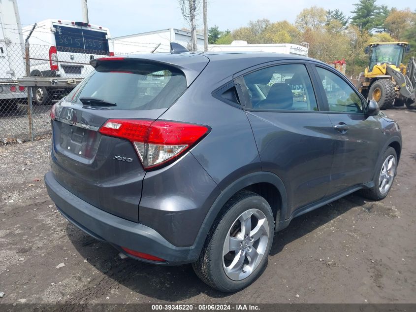 2020 Honda Hr-V Awd Lx VIN: 3CZRU6H37LM701739 Lot: 39345220