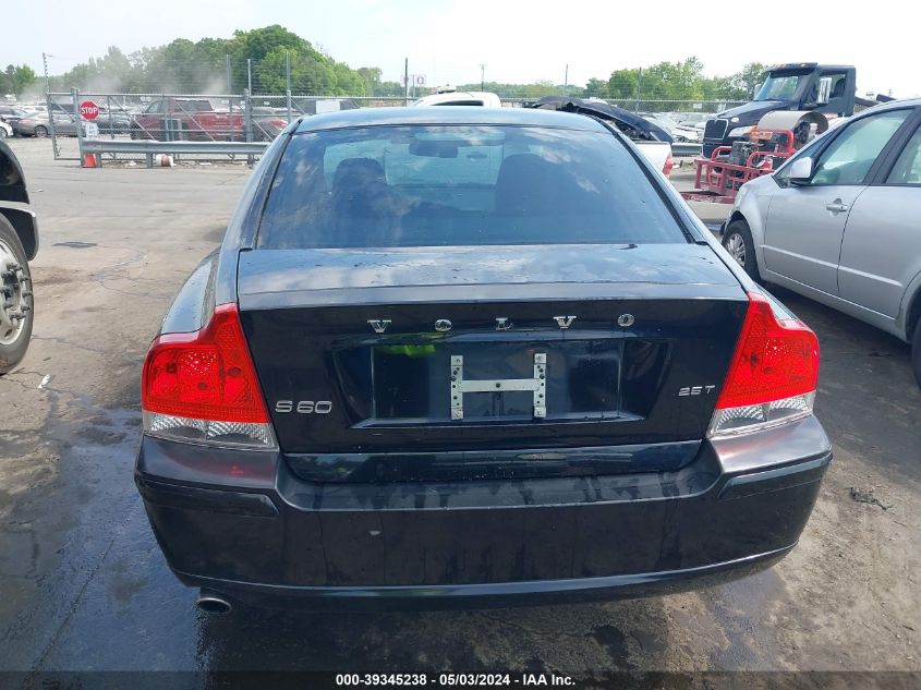 2009 Volvo S60 2.5T/2.5T Special Edition VIN: YV1RS592692721227 Lot: 39345238