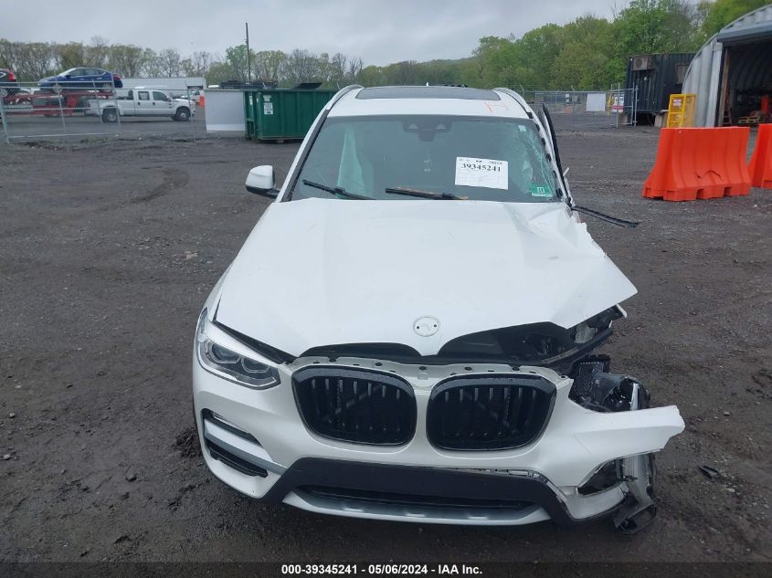 2019 BMW X3 xDrive30I VIN: 5UXTR9C58KLD97314 Lot: 39345241