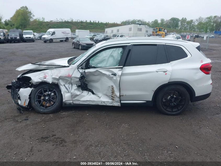 2019 BMW X3 xDrive30I VIN: 5UXTR9C58KLD97314 Lot: 39345241