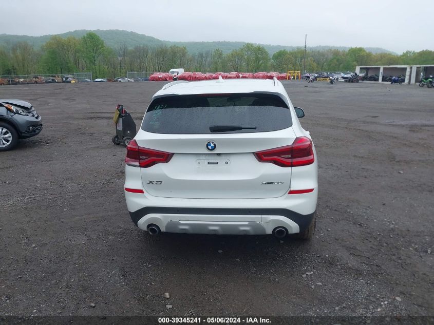 2019 BMW X3 xDrive30I VIN: 5UXTR9C58KLD97314 Lot: 39345241