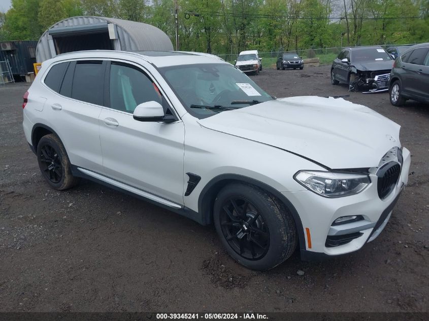 2019 BMW X3 xDrive30I VIN: 5UXTR9C58KLD97314 Lot: 39345241