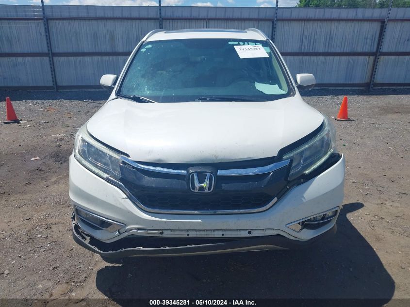 2015 Honda Cr-V Ex-L VIN: 5J6RM4H70FL025907 Lot: 39345281