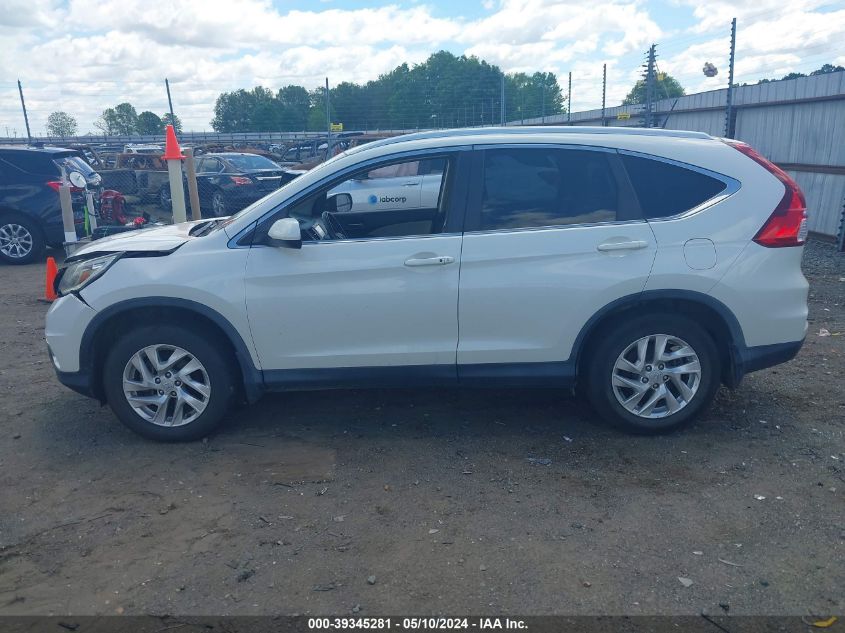 2015 Honda Cr-V Ex-L VIN: 5J6RM4H70FL025907 Lot: 39345281