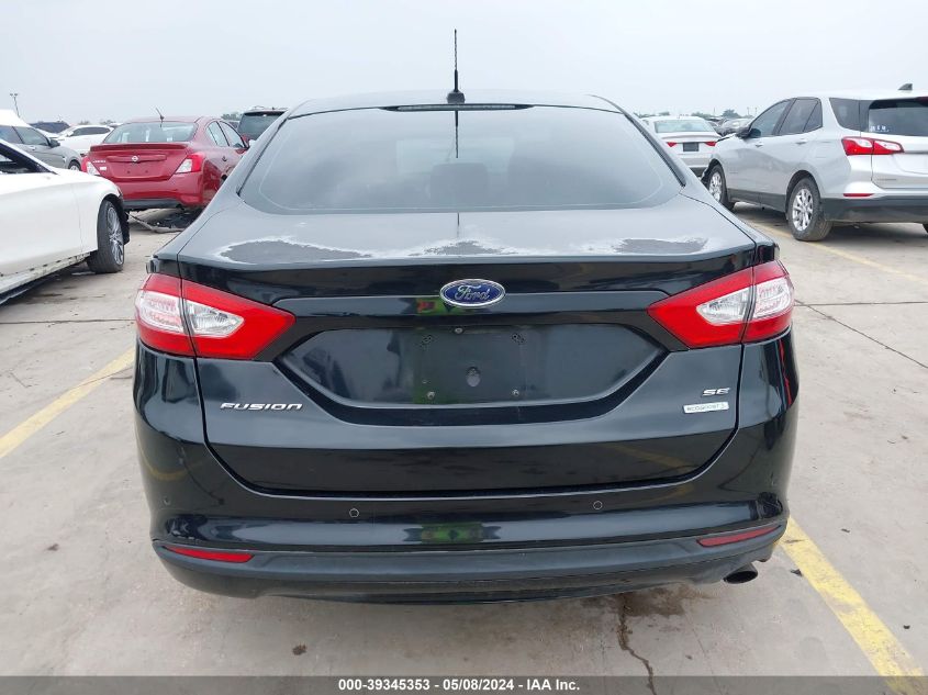 2014 Ford Fusion Se VIN: 3FA6P0HD3ER110843 Lot: 39345353