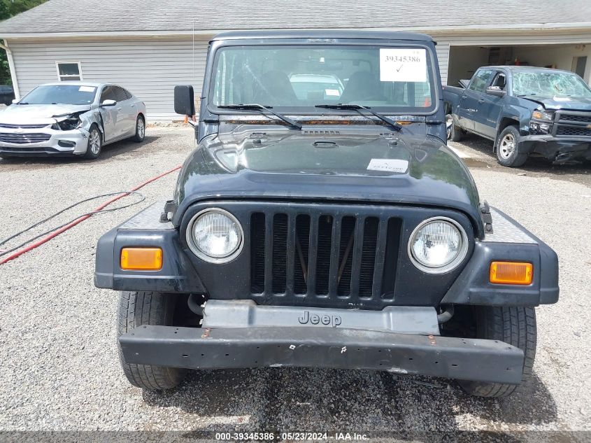 2002 Jeep Wrangler X VIN: 1J4FA39S62P764372 Lot: 39345386