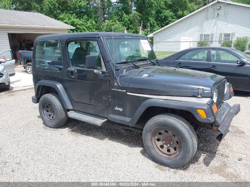 2002 Jeep Wrangler X VIN: 1J4FA39S62P764372 Lot: 39345386