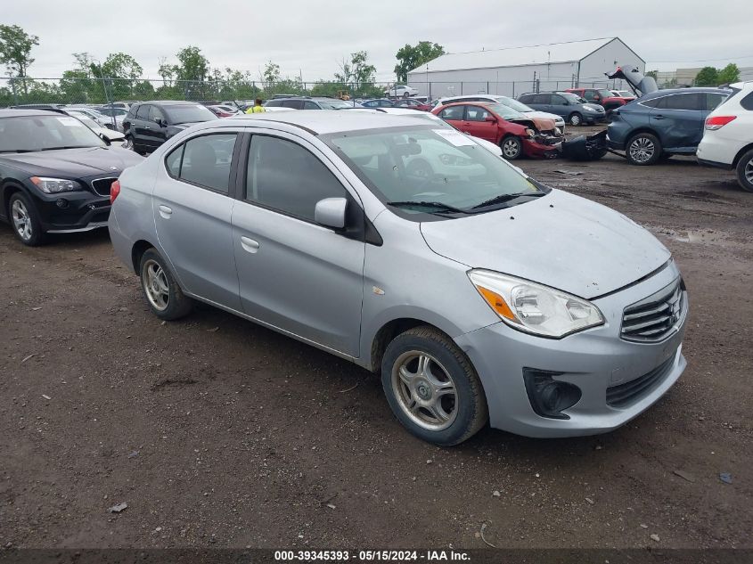 2017 Mitsubishi Mirage G4 Es VIN: ML32F3FJ9HH002595 Lot: 39345393