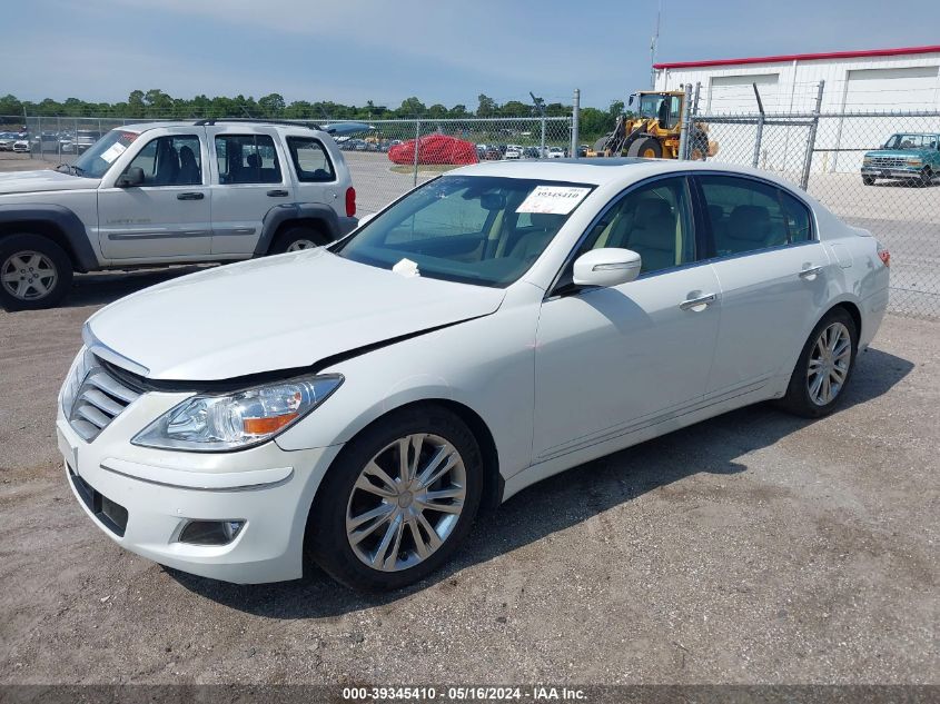 2011 Hyundai Genesis 3.8 VIN: KMHGC4DE7BU142887 Lot: 39345410