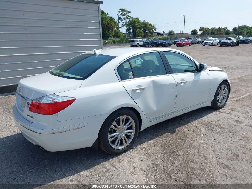 2011 Hyundai Genesis 3.8 VIN: KMHGC4DE7BU142887 Lot: 39345410