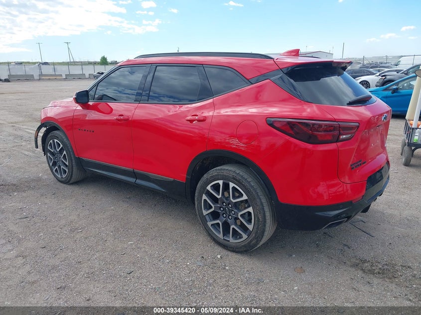 VIN 3GNKBKRS0PS105778 2023 CHEVROLET BLAZER AWD RS