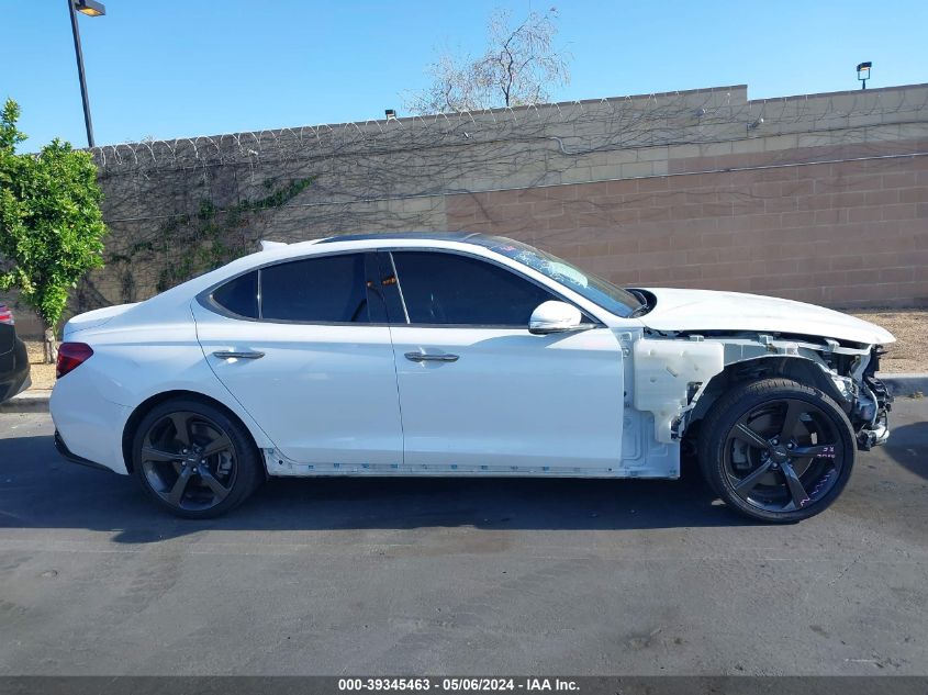 2020 Genesis G70 2.0T Rwd VIN: KMTG44LA0LU055691 Lot: 39345463