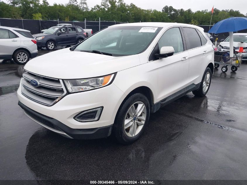 2016 Ford Edge Sel VIN: 2FMPK4J87GBB57341 Lot: 39345466