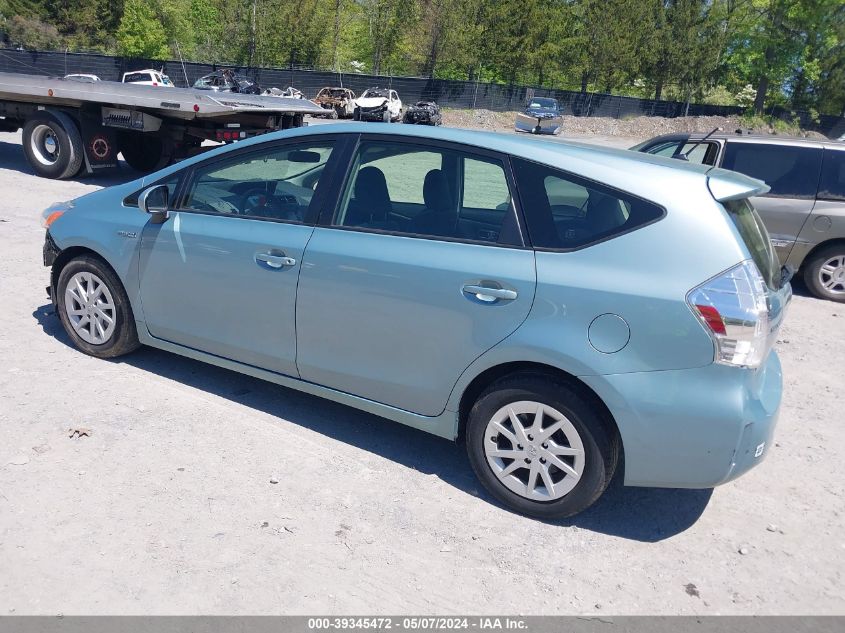 2014 Toyota Prius V Two VIN: JTDZN3EU4EJ015267 Lot: 39345472