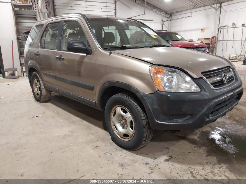 2004 Honda Cr-V Lx VIN: SHSRD78494U238151 Lot: 39345597