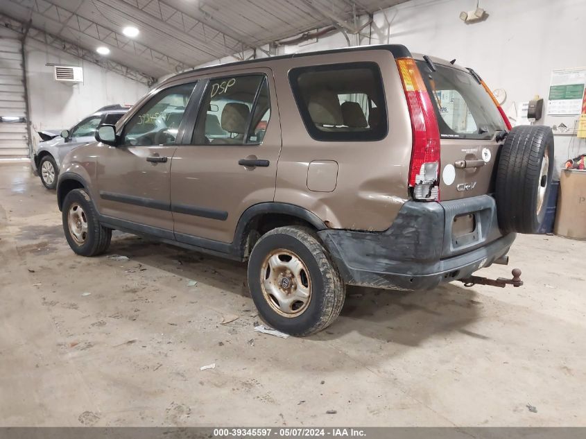 2004 Honda Cr-V Lx VIN: SHSRD78494U238151 Lot: 39345597