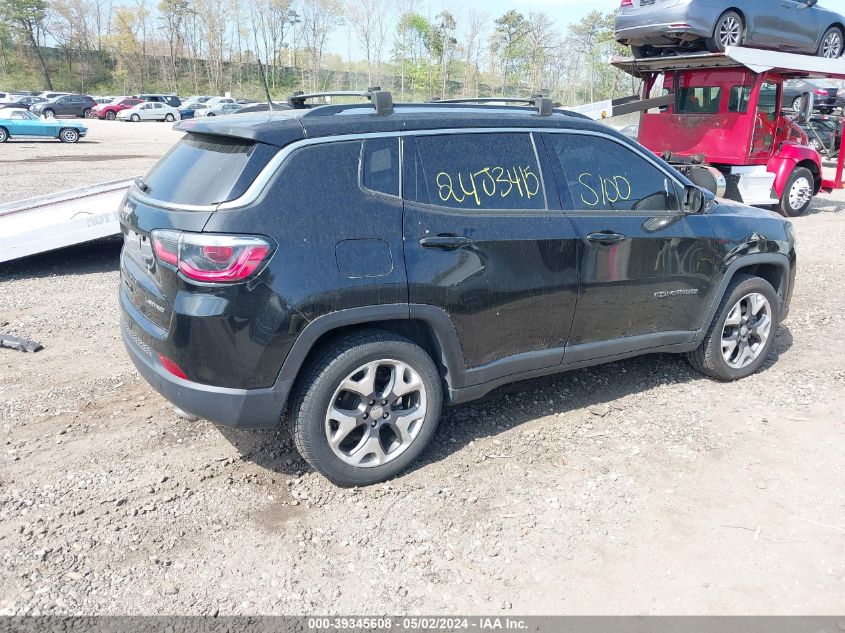 2018 Jeep Compass Limited 4X4 VIN: 3C4NJDCB2JT341640 Lot: 39345608