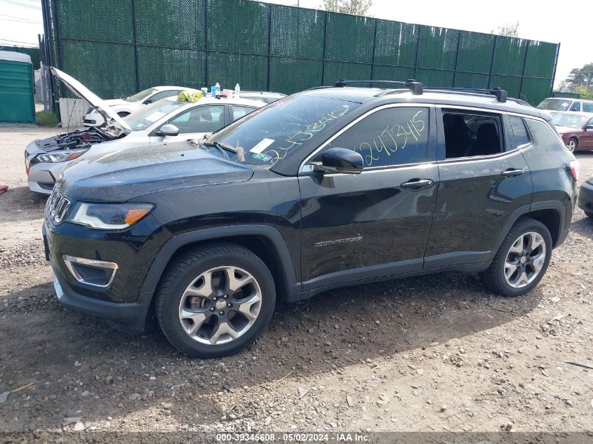 2018 Jeep Compass Limited 4X4 VIN: 3C4NJDCB2JT341640 Lot: 39345608