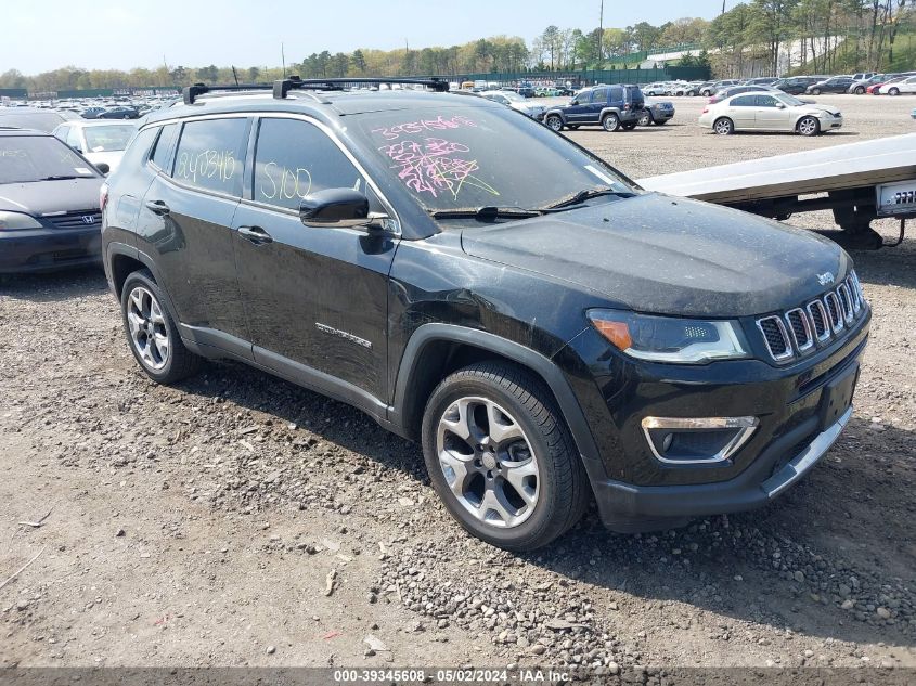 2018 Jeep Compass Limited 4X4 VIN: 3C4NJDCB2JT341640 Lot: 39345608