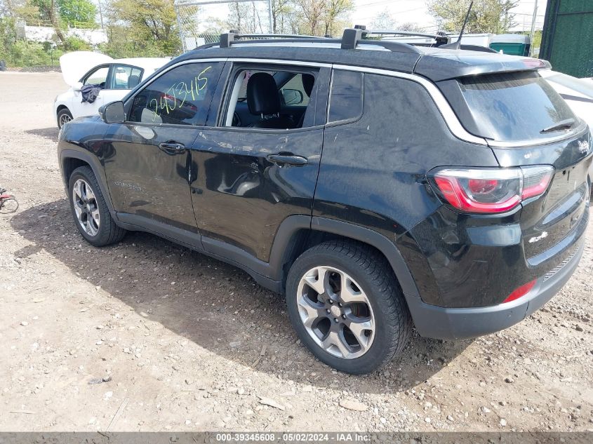 2018 Jeep Compass Limited 4X4 VIN: 3C4NJDCB2JT341640 Lot: 39345608