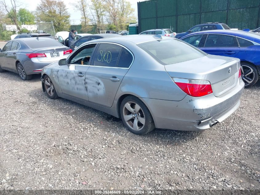 2006 BMW 525I VIN: WBANE53586CK83344 Lot: 39345609