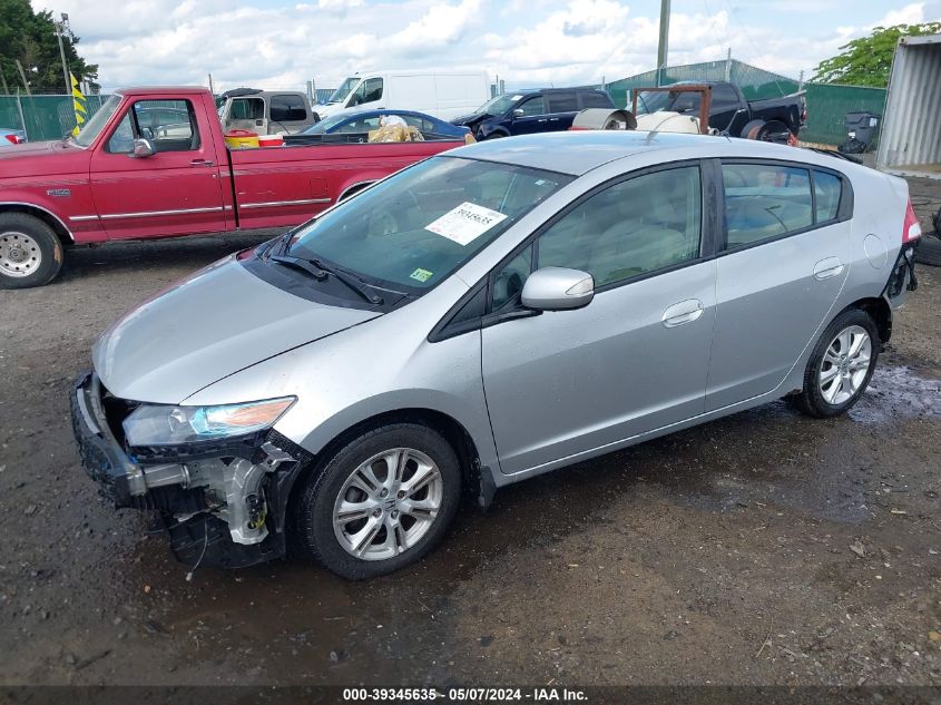 2010 Honda Insight Ex VIN: JHMZE2H7XAS015325 Lot: 39345635