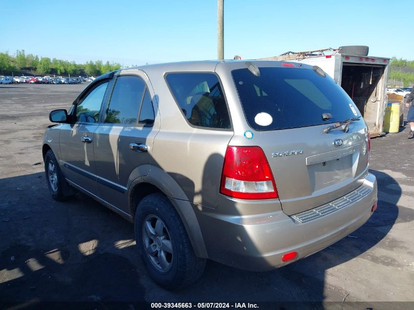 2006 Kia Sorento Ex/Lx VIN: KNDJC733365581001 Lot: 39345663