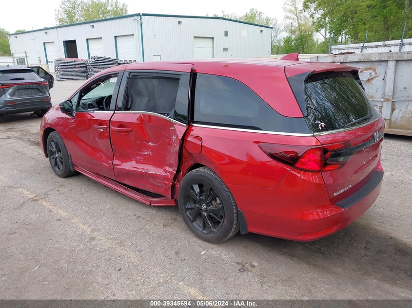 VIN 5FNRL6H72PB024931 2023 HONDA ODYSSEY SPORT