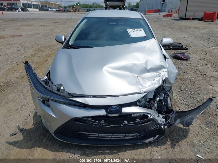 2023 Toyota Corolla Hybrid Le/Hybrid Se/Hybrid Se Infrared/Hybrid Xle VIN: JTDBCMFE5P3002376 Lot: 39345709