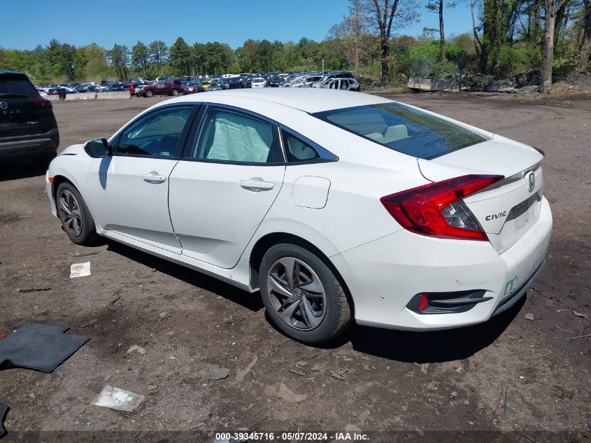 2020 Honda Civic Lx VIN: 2HGFC2F65LH575527 Lot: 39345716