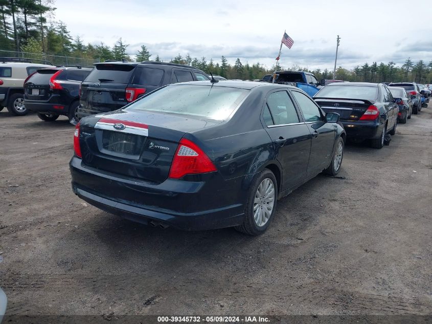 2010 Ford Fusion Hybrid VIN: 3FADP0L35AR181610 Lot: 39345732