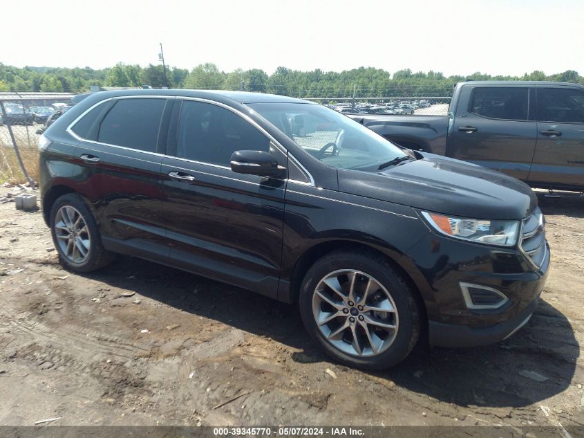 2015 Ford Edge Titanium VIN: 2FMPK3K80FBB07825 Lot: 39345770