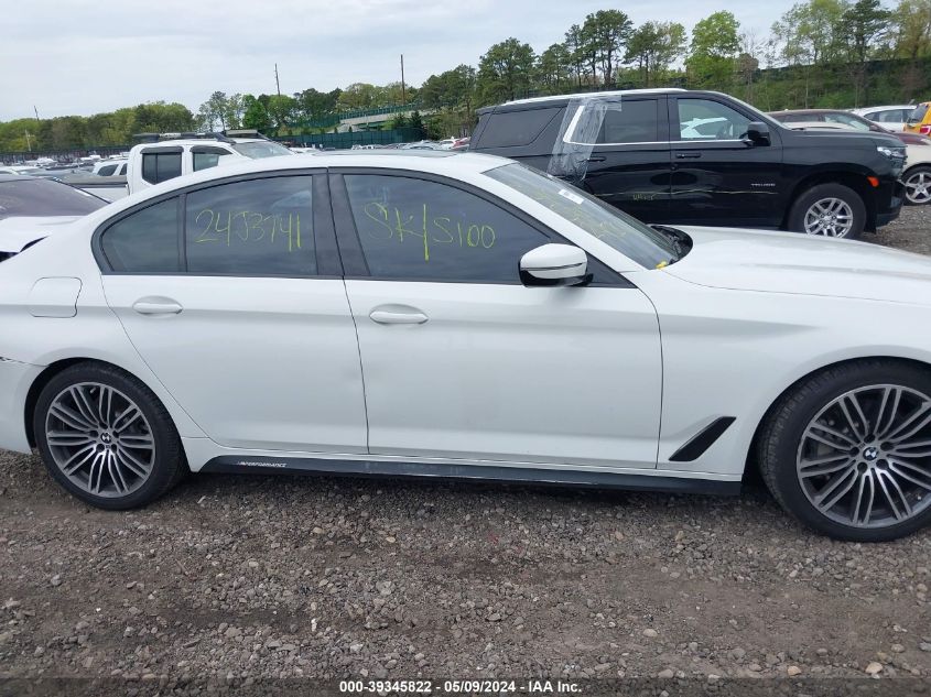 2019 BMW 530I xDrive VIN: WBAJA7C51KWW48770 Lot: 39345822