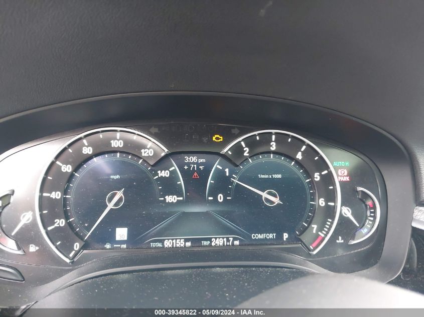 2019 BMW 530I xDrive VIN: WBAJA7C51KWW48770 Lot: 39345822