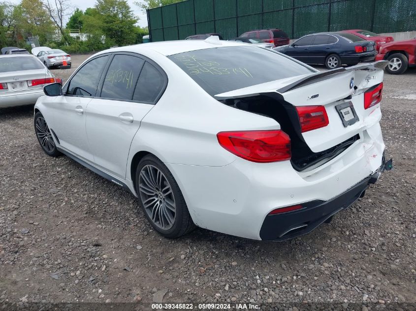 2019 BMW 530I xDrive VIN: WBAJA7C51KWW48770 Lot: 39345822