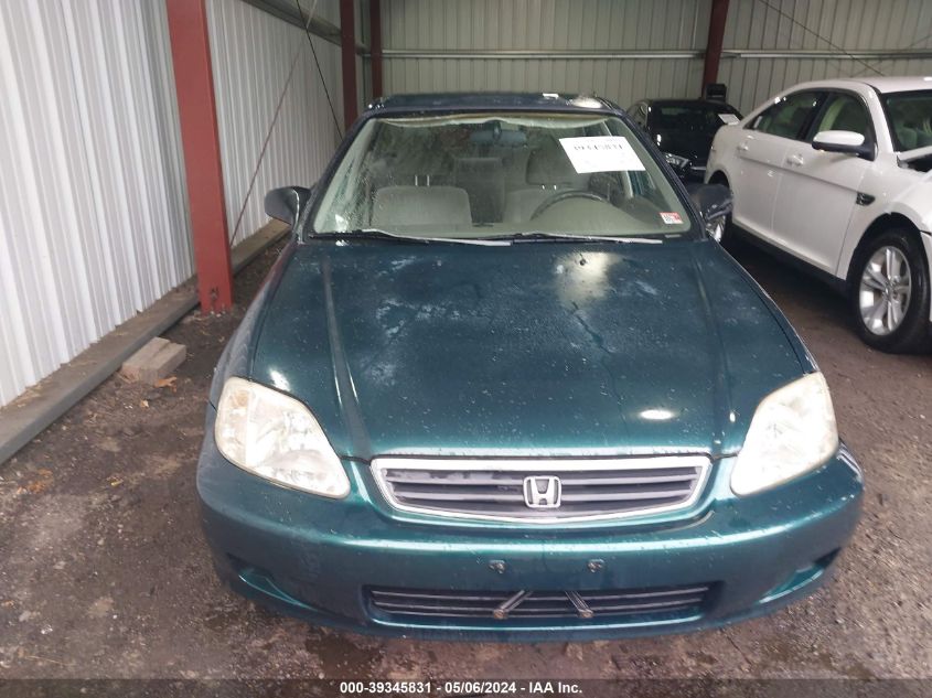 1999 Honda Civic Lx VIN: JHMEJ6679XS000375 Lot: 39345831