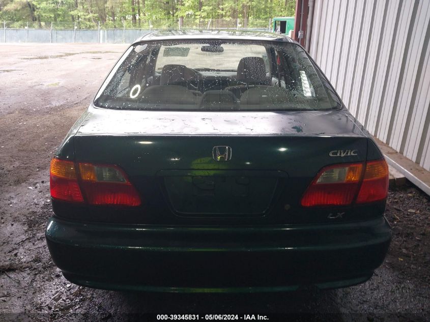 1999 Honda Civic Lx VIN: JHMEJ6679XS000375 Lot: 39345831