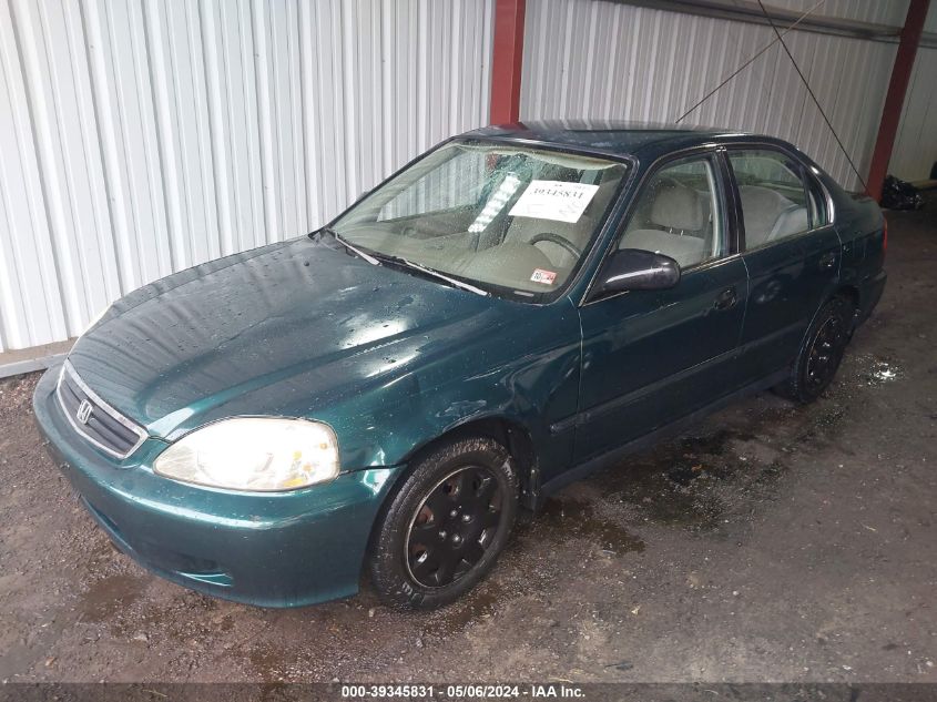 1999 Honda Civic Lx VIN: JHMEJ6679XS000375 Lot: 39345831