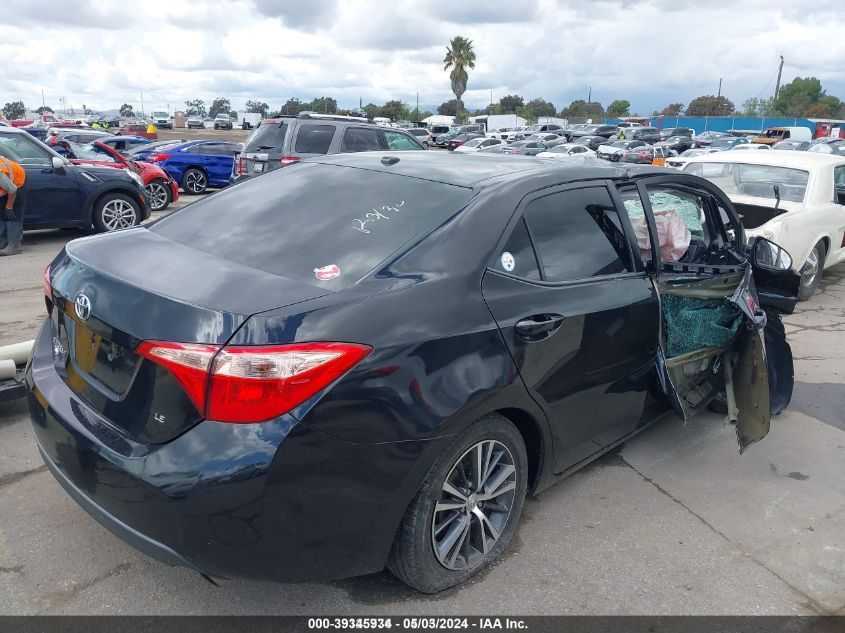 2017 Toyota Corolla Le VIN: 5YFBURHEXHP575550 Lot: 39345934