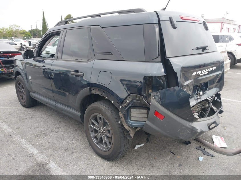 2021 Ford Bronco Sport Big Bend VIN: 3FMCR9B6XMRA68638 Lot: 39345956