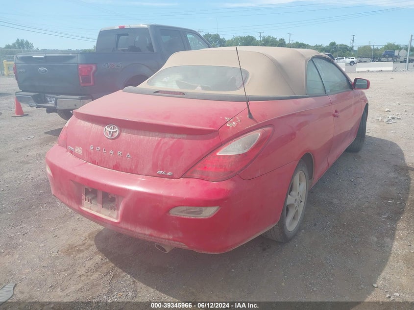 2007 Toyota Camry Solara Se/Sle/Sport VIN: 4T1FA38P57U118151 Lot: 39345966