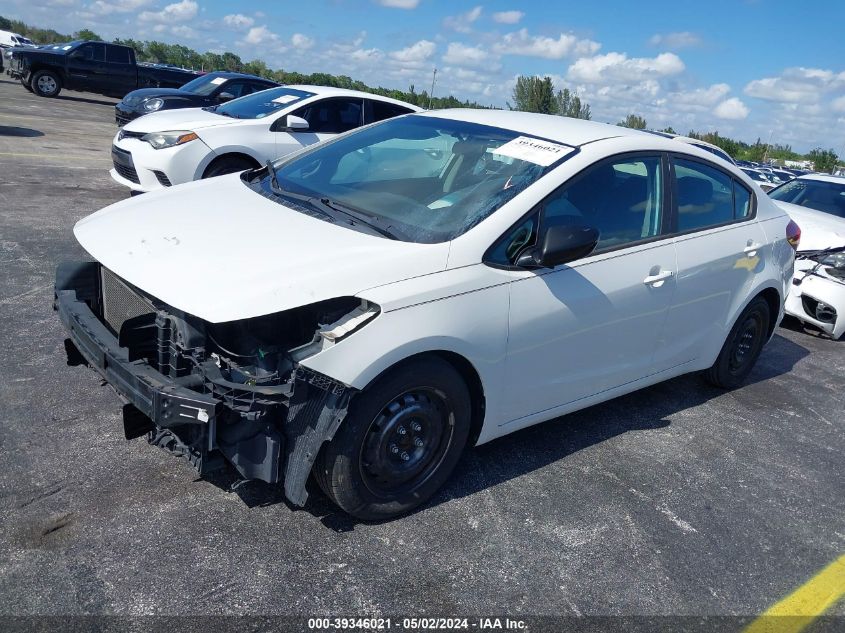 2017 Kia Forte Lx VIN: 3KPFK4A7XHE033047 Lot: 39346021